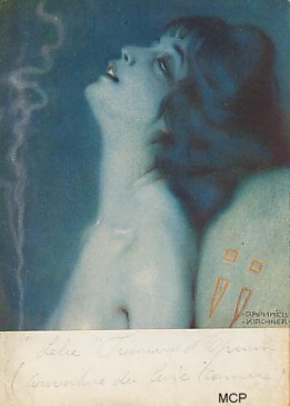 Carte postale de Kirchner pour illustrer la valeur artistique des cartes postales.