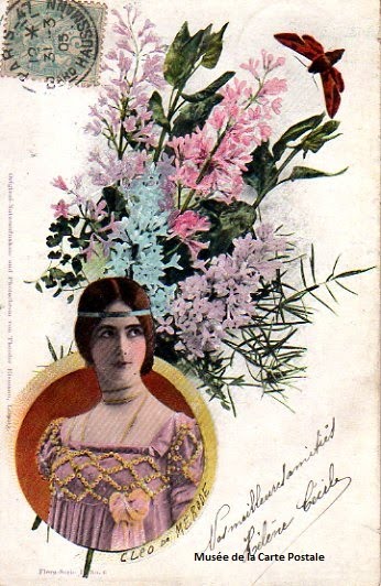Carte postale représentant Cléo de Mérode.