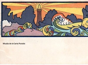 Carte postale de Gisbert Combaz (série Éléments) éditeur Dietrich.