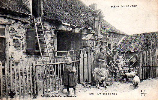 Carte postale ancienne du Limousin.