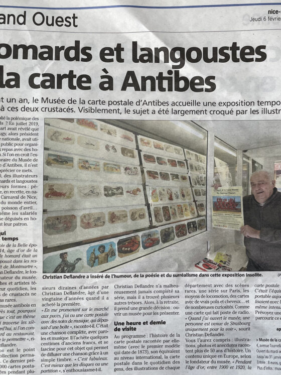 Article Nice Matin du 6 Février 2025